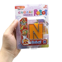 Đồ Chơi Cresta Chữ Cái Biến Hình - Robot N DK81240