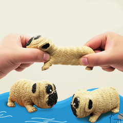 Đồ Chơi Giảm Stress-Pug Siêu Dẻo , Siêu Cute Pug-Tc1021A