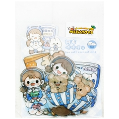 Đồ Chơi Sticker Telado - Cô Gái Abu Chi Chi Chi Và Đồ Uống MSTZ-22/4-7