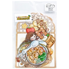 Đồ Chơi Sticker Telado - Cô Bé Abu Và Đồ Ăn