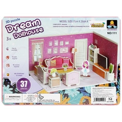 Đồ Chơi Ghép Hình 3D Bằng Giấy EPS - Mô Hình Phòng Khách 111