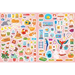 Sách Trò Chơi Đồ Hàng Tiệm Thú Cưng (Hơn 200 Stickers)