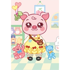 Mini Fashion - Heo Piggy (100+ Stickers Dễ Thương)