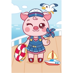 Mini Fashion - Heo Piggy (100+ Stickers Dễ Thương)