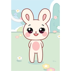 Mini Fashion - Thỏ Bunny (100+ Stickers Dễ Thương)