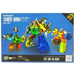 Đồ Chơi Lắp Ráp Bộ Số Biến Hình - Chiến Binh Địa Cầu LS82
