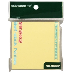Giấy Note Sunwood SW96681 Màu Vàng 3x3