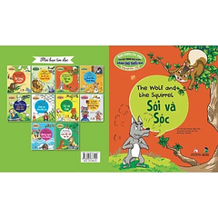 Truyện Tranh Ngụ Ngôn Dành Cho Thiếu Nhi Song Ngữ Anh - Việt - Sói Và Sóc