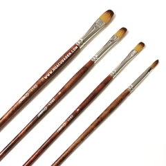 Cọ Vẽ Màu Nước, Dầu Đầu Vẹt Oval số 4 ZBS3