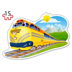 Đồ Chơi Xếp Hình Puzzle Đoàn Tàu Vui Vẻ 4 Bộ Mảnh Castorland B-043033