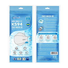 Khẩu Trang 4D KS94 Kim Sora 4 Lớp