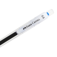 Bút Gel Bấm Faber Castell Fast Gel 0.5 mm Mực Xanh