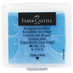 Tẩy Chì Đất Sét Màu Faber Castell RD/YL/BU Hộp Nhựa