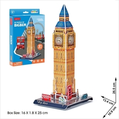 Đồ Chơi Trẻ Em Xếp Hình 3D Mini - Đồng Hồ Big Ben W3196H