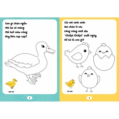 Bé Tập Tô Phát Triển Tư Duy - Câu Đố Về Động Vật Trên cạn