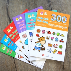 300 Miếng Bóc Dán Thông Minh - Nhận Biết Hình Dạng