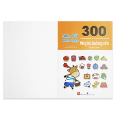 300 Miếng Bóc Dán Thông Minh - Nhận Biết Hình Dạng