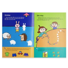 300 Miếng Bóc Dán Thông Minh - Nhận Biết Hình Dạng