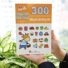 300 Miếng Bóc Dán Thông Minh - Nhận Biết Hình Dạng
