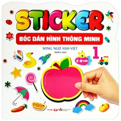 Sticker - Bóc Dán Hình Thông Minh Song Ngữ Anh-Việt Tập 1
