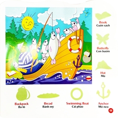 Sticker - Bóc Dán Hình Thông Minh Song Ngữ Anh-Việt Tập 1