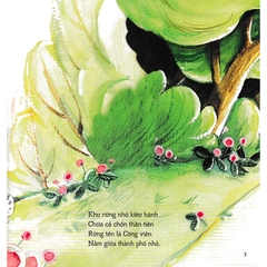 Khu Rừng Trong Thành Phố - Tranh Màu