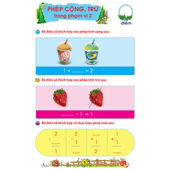 Bé Chuẩn Bị Vào Lớp 1 - Vở Bé Làm Toán Phát Triển Trí Tuệ Dành Cho Bé Từ 5 -6 Tuổi