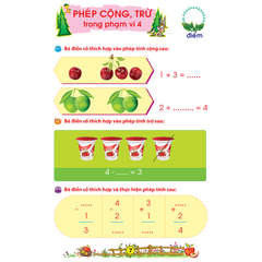 Bé Chuẩn Bị Vào Lớp 1 - Vở Bé Làm Toán Phát Triển Trí Tuệ Dành Cho Bé Từ 5 -6 Tuổi