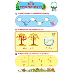 Bé Chuẩn Bị Vào Lớp 1 - Vở Bé Làm Toán Phát Triển Trí Tuệ Dành Cho Bé Từ 5 -6 Tuổi