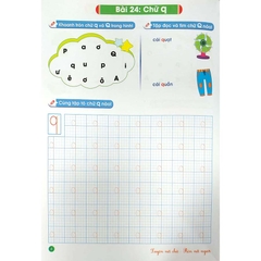 Con Chuẩn Bị Vào Lớp 1 - Bé Tập Tô Chữ Cái Quyển 2