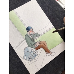 Postcard Người Mơ SA-A004 (10 Tranh)