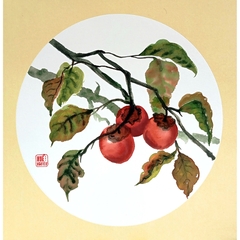 Tranh Màu Nước - Hồng Chín - ADC42