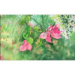Tranh Màu Nước - Hoa Giấy - ADC51
