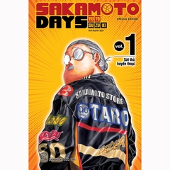 Sakamoto Days - Sát Thủ Huyền Thoại Tập 1 Bản Đặc Biệt - Tặng Kèm 1 Bìa Rời + 1 Obi + 6 Trang In Màu + 1 Pop-up Card + 1 Bookmark + 1 Set Sticker