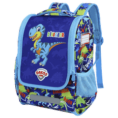 Ba Lô Học Sinh Sakos Kid Jolly (Blue Dinosaur)