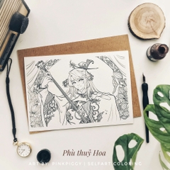 Postcard Phù Thủy Hoa SA-A013 (4 Tranh)