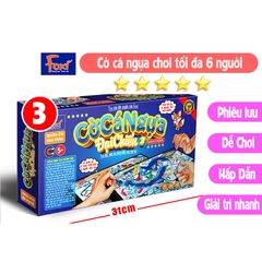 Đồ Chơi Foxi Cờ Cá Ngựa Đại Chiến 3 Nam Châm
