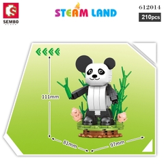 Đồ Chơi Xếp Hình Gấu Qee Panda-Sembo-612014