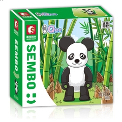 Đồ Chơi Xếp Hình Gấu Qee Panda-Sembo-612014
