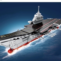 Đồ Chơi Lắp Ráp Tàu Sân Bay Liêu Ninh-Sembo-208000