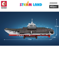 Đồ Chơi Lắp Ráp Tàu Sân Bay Liêu Ninh-Sembo-208000