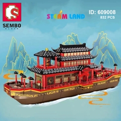 Đồ Chơi Mô Hình Nhà Cổ Bên Sông Lạc Dương-Sembo-609008