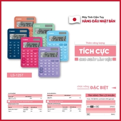 Máy Tính Cầm Tay Canon 12 Số LS-125T Màu Xanh Nhạt