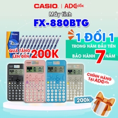 Máy Tính CASIO FX880BTG -PK (Màu Hồng)