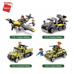 Đồ Chơi Xếp Hình Qman 1731: Quân Sự