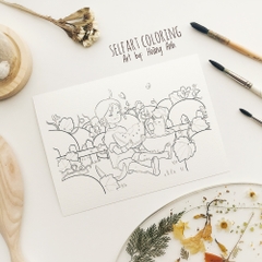 Postcard Vùng Đất Hoa Quả SA-A017 (4 Tranh)