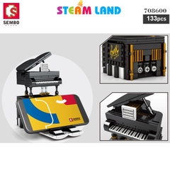 Đồ Chơi Xếp Hình Đàn Piano Có Kết Nối Bluetooth-Sembo 708600C