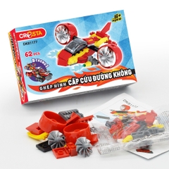 Đồ Chơi Ghép Hình Lực Lượng Cứu Hộ: Cấp Cứu Đường Không 62 Chi Tiết DK81177