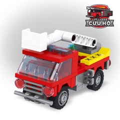 Đồ Chơi Ghép Hình Lực Lượng Cứu Hộ Xe Nâng Giải Cứu - 78 Chi Tiết DK81178
