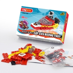 Đồ Chơi Ghép Hình Lực Lượng Cứu Hộ: Cấp Cứu Đường Thủy - 65 Chi Tiết DK81180